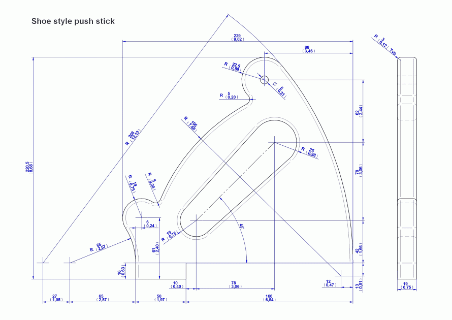 Push stick plans